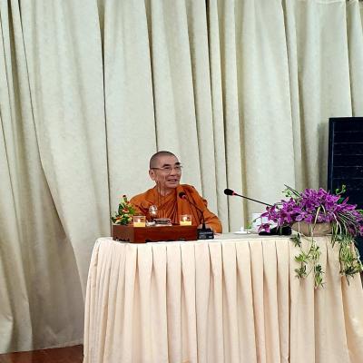 Pháp âm trường hạ của Hòa Thượng Thiền Chủ Quan Âm Tu Viện chiều ngày 25/7/2019.